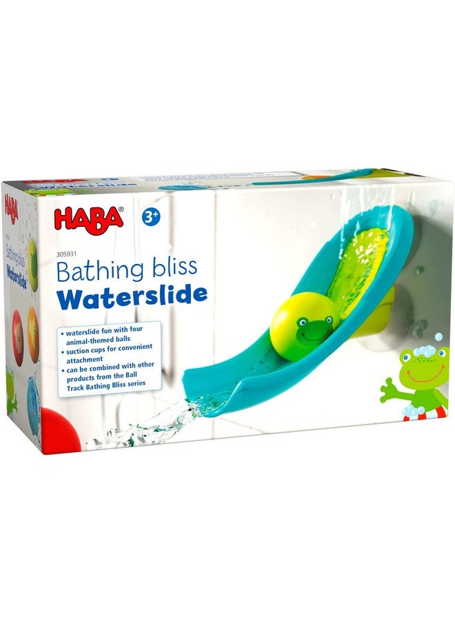 HABA Bathtub Ball Track - Bathing Bliss Waterslide with 4 Animal Balls