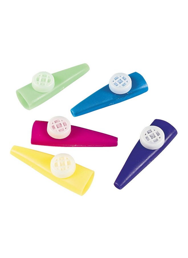Plastic Kazoos for Kids (bulk pack of 72) Fun for classrooms, parties, giveaways and party favors