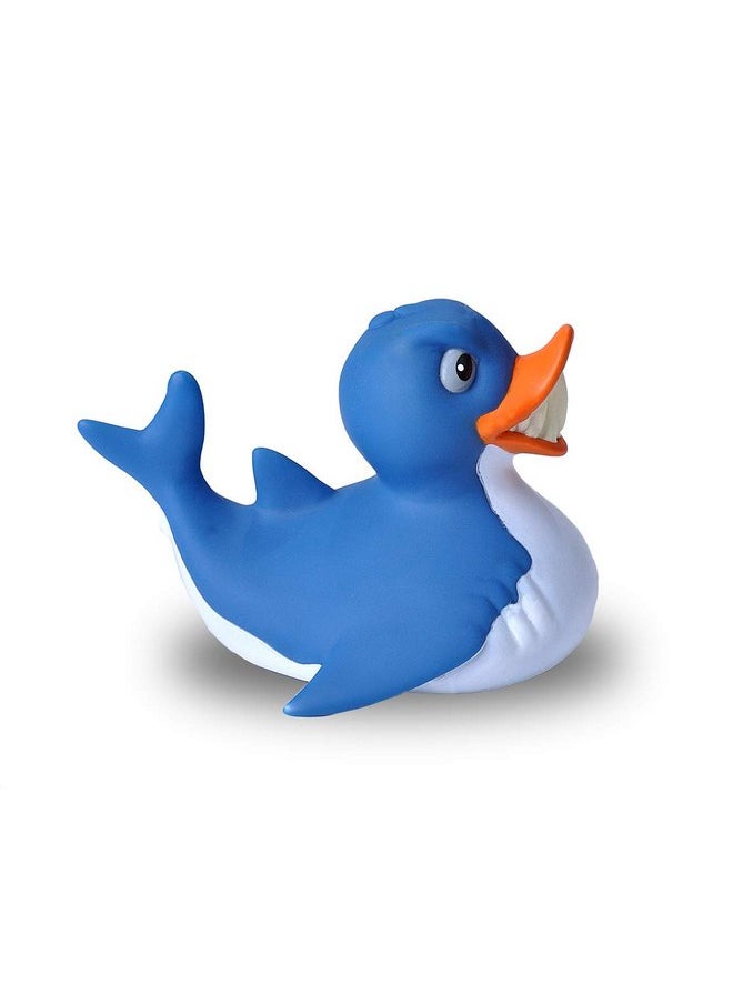 Wild Republic Rubber Ducks, Bath Toys, Kids Gifts, Pool Toys, Water Toys, Shark, 4