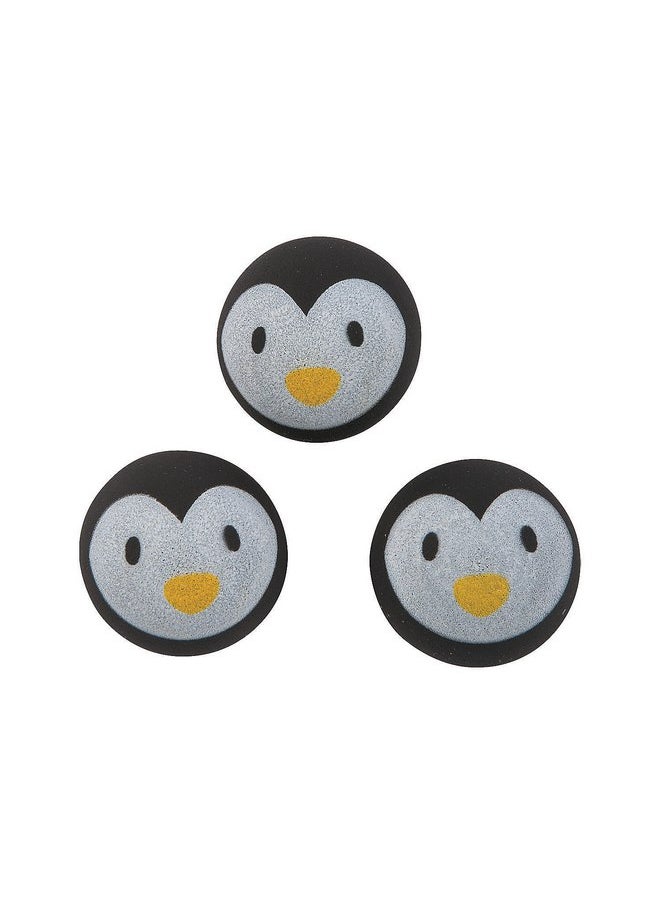 Fun Express Cute Penguin Bouncy Balls - Toys - VBS Vacation Bible School Supplies/Decor - 12 Pieces