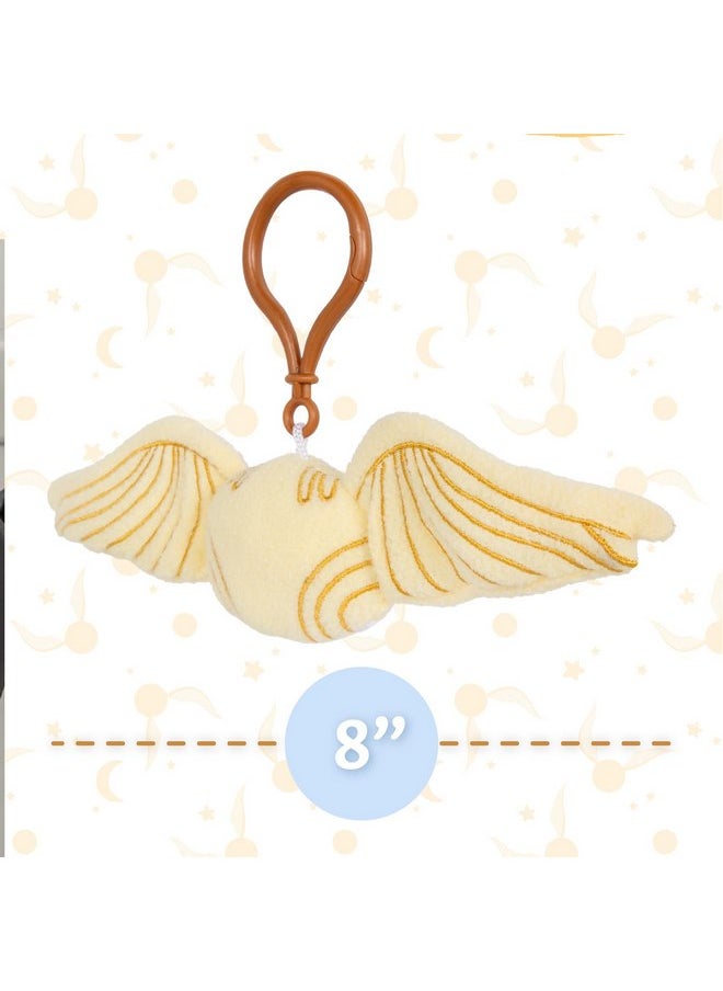 Harry Potter Golden Snitch Plush Clip On Sensory Toys for Toddlers 1-3, Halloween Baby Toys & Learning Toys for Kids, Soft Plushie Baby Halloween Toys