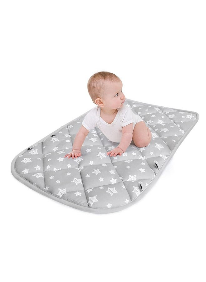 Baby Gym Play Mat Compatible with Fisher-Price Deluxe Kick 'n Play Piano Gym, Baby Playmat Floor Mat for Infants, Babies, Toddlers