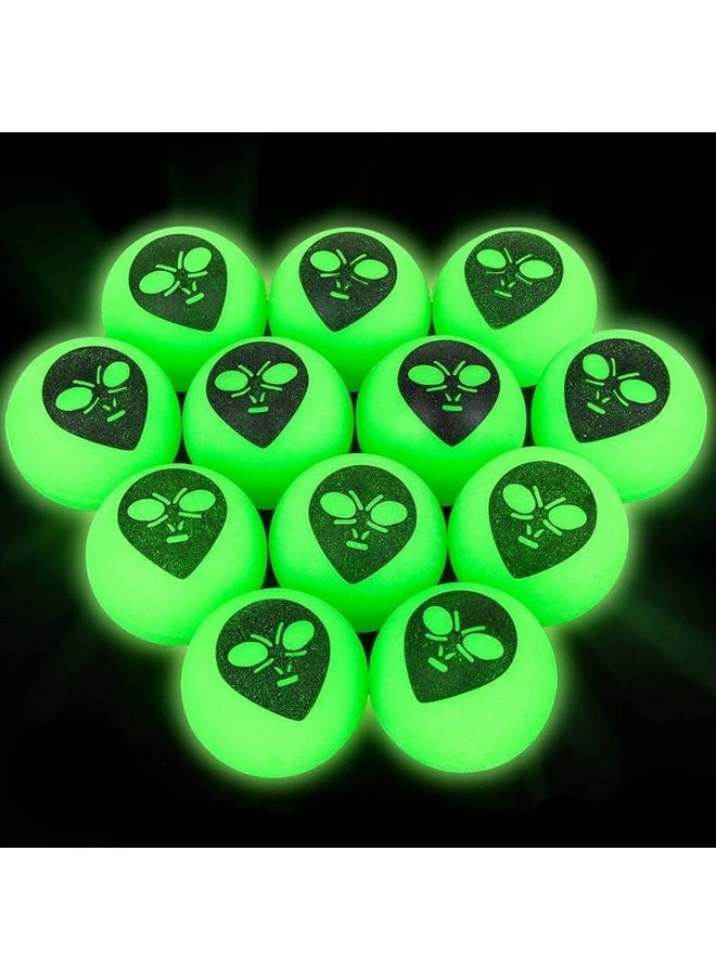 Rhode Island Novelty Glow-in-The-Dark Alien Hi-Bounce Balls (1 dz)