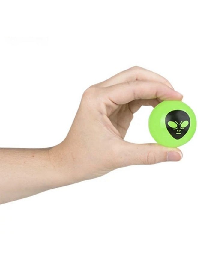 Rhode Island Novelty Glow-in-The-Dark Alien Hi-Bounce Balls (1 dz)