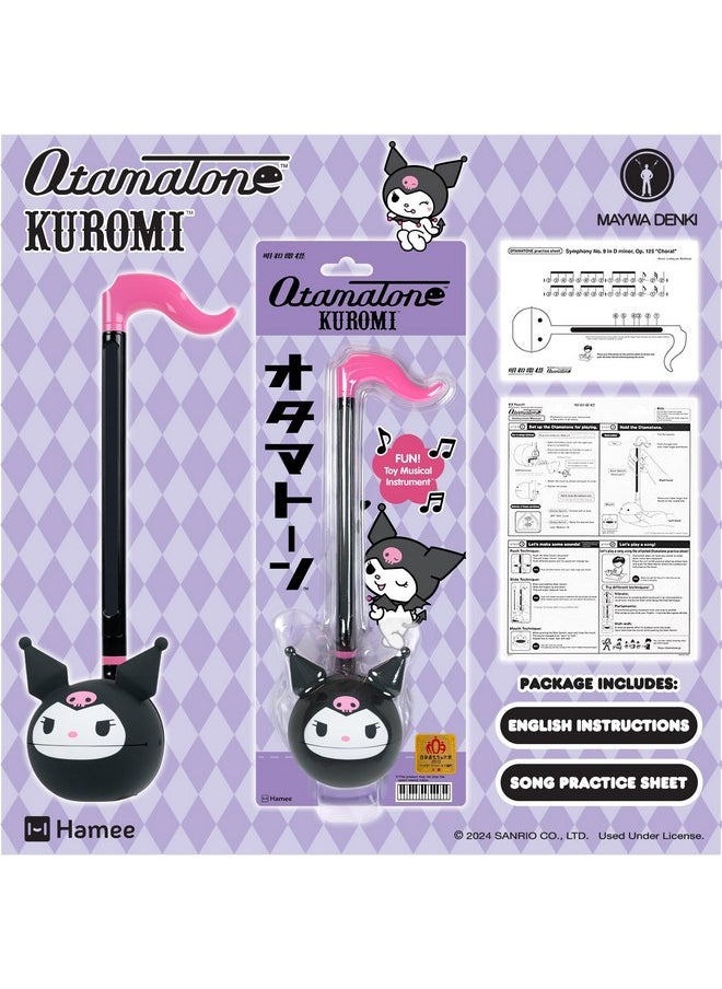 Otamatone Sanrio Kuromi Electronic Portable Music Instrument/Synthesizer Toy from Japan by Maywa Denki (Officially Licensed Hello Kitty and Friends) [English Instructions]