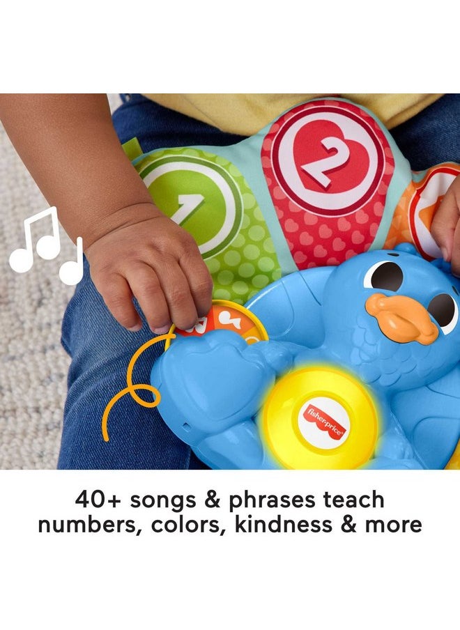 Fisher-Price Baby Learning Toy Linkimals Counting & Colors Peacock with Lights & Music for Infants Ages 9+ Months, Compatible Only with Linkimals Items