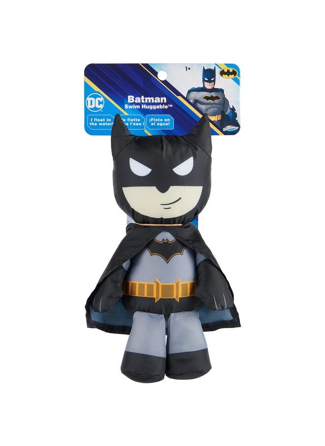 Swimways DC Batman Swim Huggable, Batman Toys, Bath Toys & Beach Toys, Floating Water Stuffed Animal for Kids Aged 1 & Up