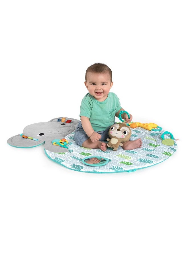 Bright Starts Hug 'N Cuddle Activity Gym & Playmat with Take-Along Toys