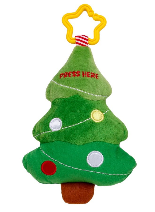 Baby Starters Magic Years 8 inch Musical Light Up Plush Toy with Travel Hook, Christmas Tree, Green