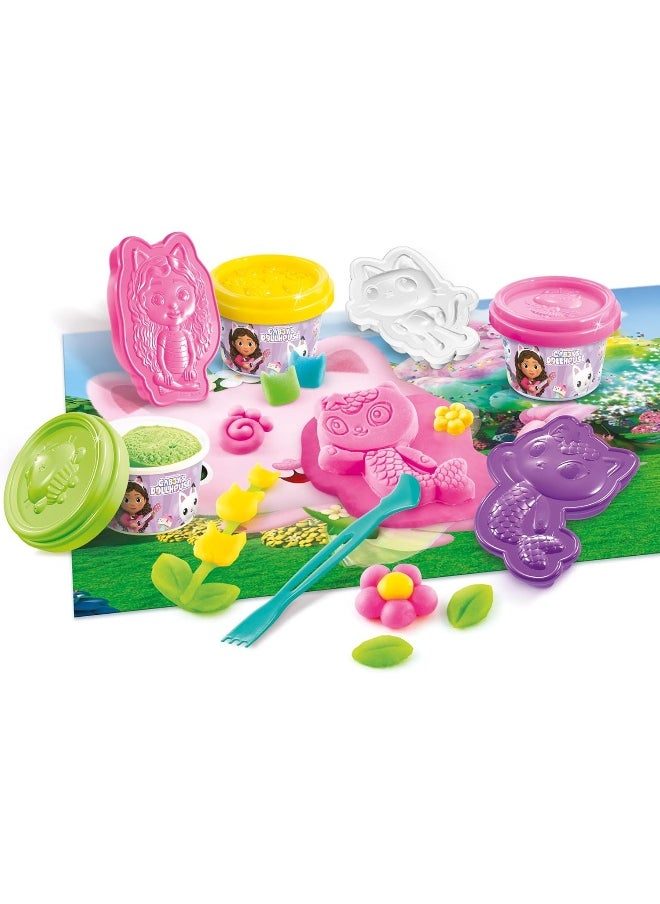 Gabby's Dollhouse Kitty Fairy Garden Bucket Playset - Dough