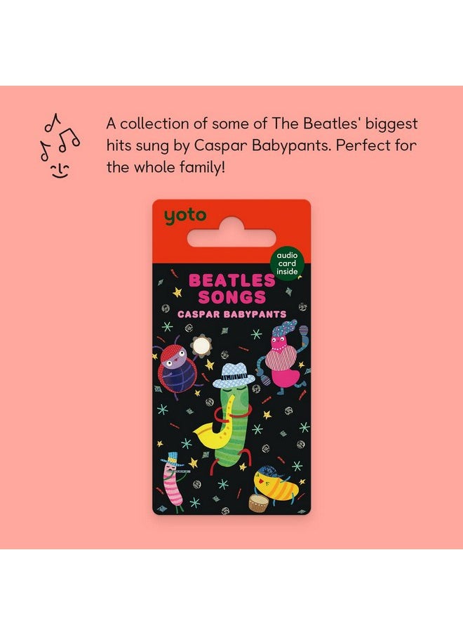 Yoto Beatles Songs by Caspar Babypants - Kids Musical Card for Use with Player & Mini All-in-1 Audio Player, Screen-Free Listening with Fun Singalong Songs for Playtime, Parties & Travel