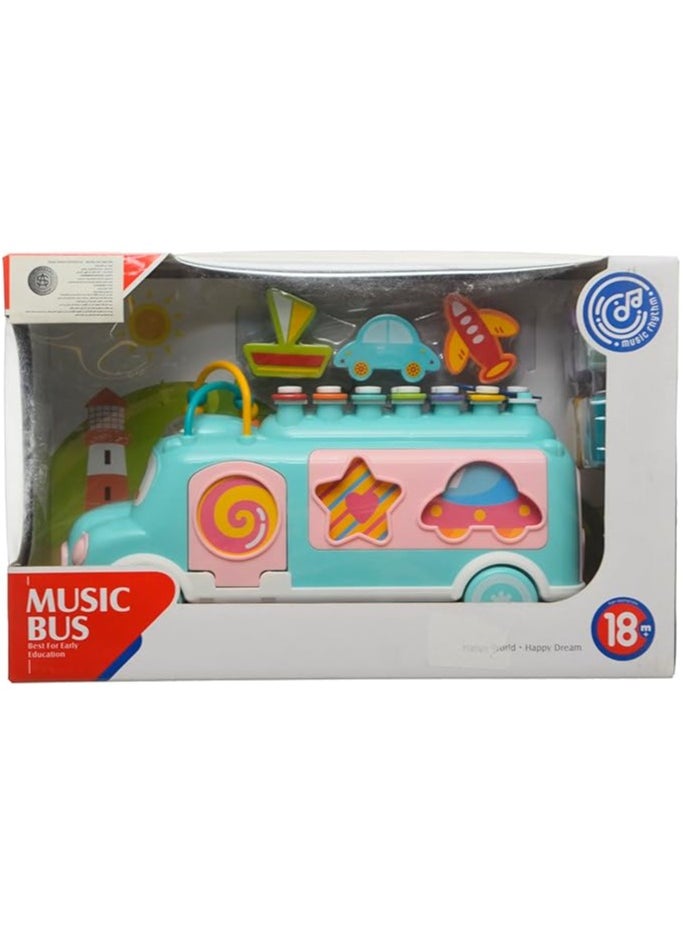 Musical Shape Matching Bus Toy