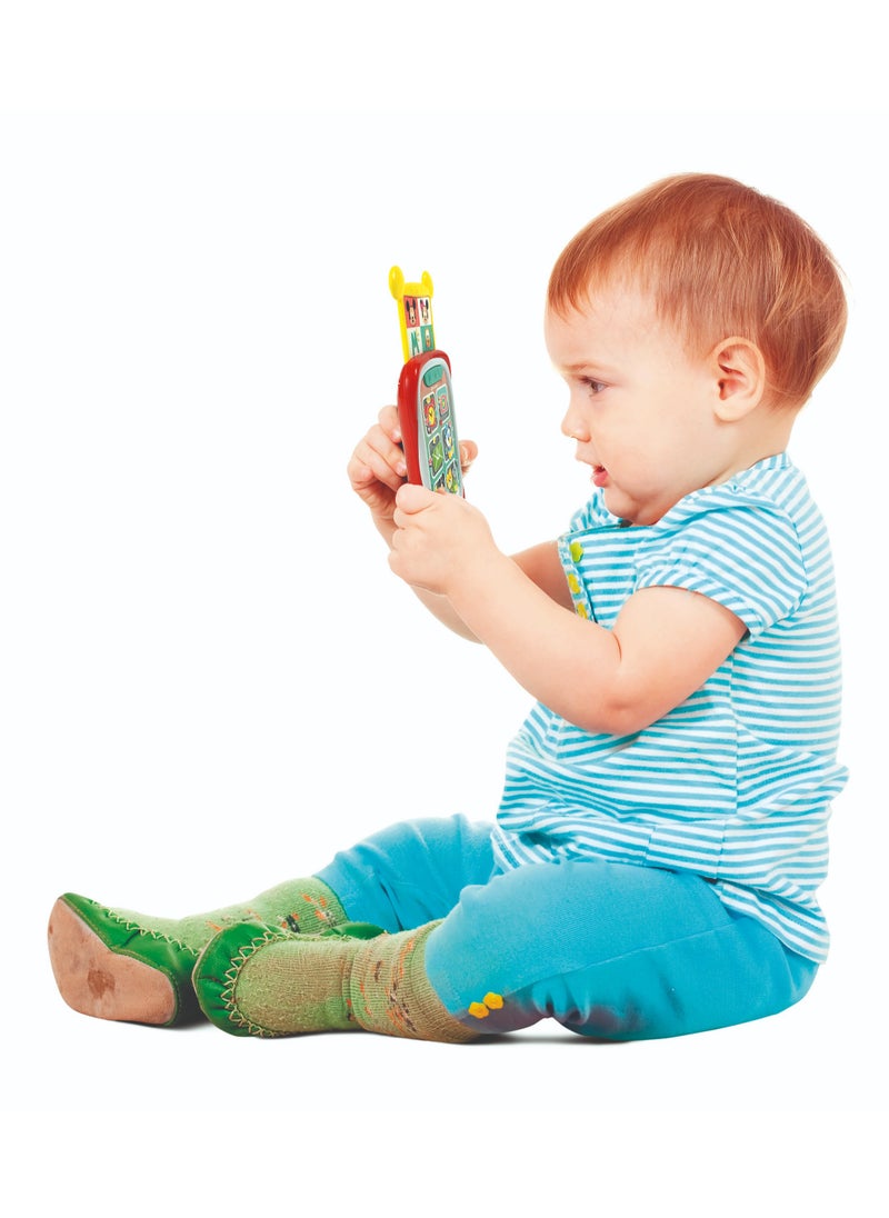 Clementoni Disney Baby Mickey Smartphone Light and Sound, Battery Operated | Interactive Toy for Baby and Toddler |Musical Toy | Help Stimulate a Child’s Auditory and Visual Senses | Educational Toy | Early Development Toy | Perfect Gift for Baby and Toddler