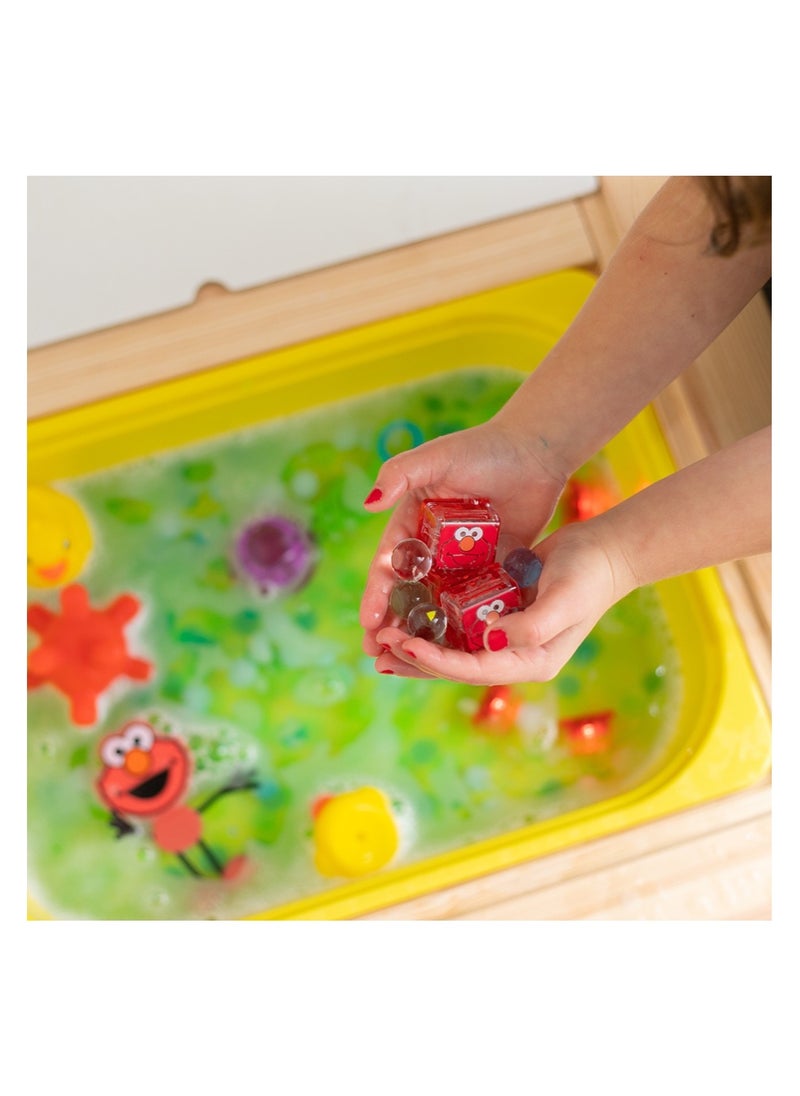Glo Pals Sesame Street light up baby & kids bath toys glow cubes, water play