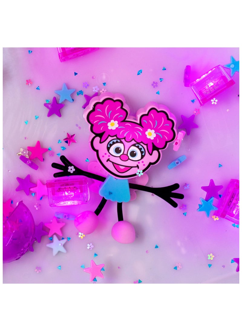 Glo Pals Sesame Street character & light up baby kids bath toys glow cubes, water play