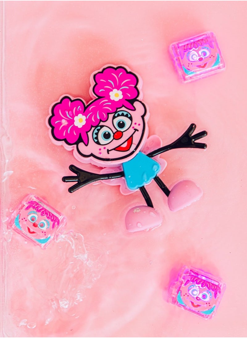 Glo Pals Sesame Street character & light up baby kids bath toys glow cubes, water play