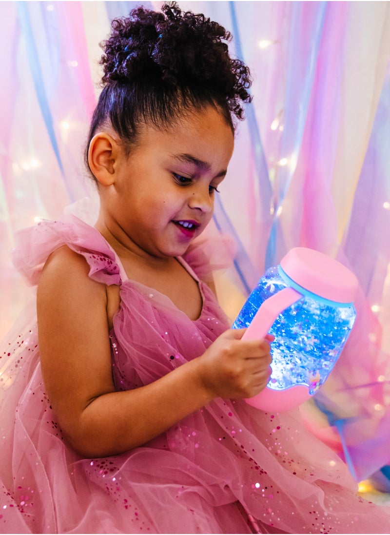 Glo Pals light up with water sensory toy play jar, baby & kids water play