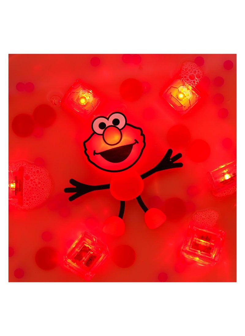 Glo Pals Sesame Street character & light up baby kids bath toys glow cubes, water play