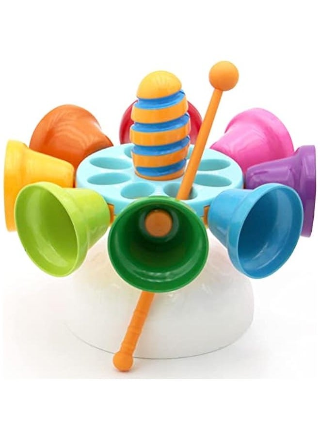 1 Set Music Rotating Bell Toy Baby Percussion Instrument Bell Toys for Baby, Kids Musical Instruments Set Baby Drum Set Educational Toy Musical Bells for Kids