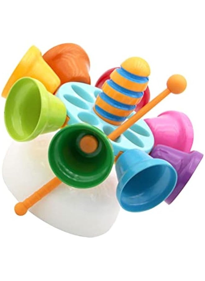 1 Set Music Rotating Bell Toy Baby Percussion Instrument Bell Toys for Baby, Kids Musical Instruments Set Baby Drum Set Educational Toy Musical Bells for Kids