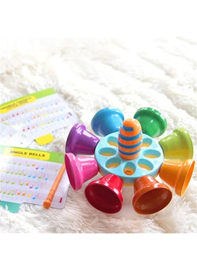 1 Set Music Rotating Bell Toy Baby Percussion Instrument Bell Toys for Baby, Kids Musical Instruments Set Baby Drum Set Educational Toy Musical Bells for Kids