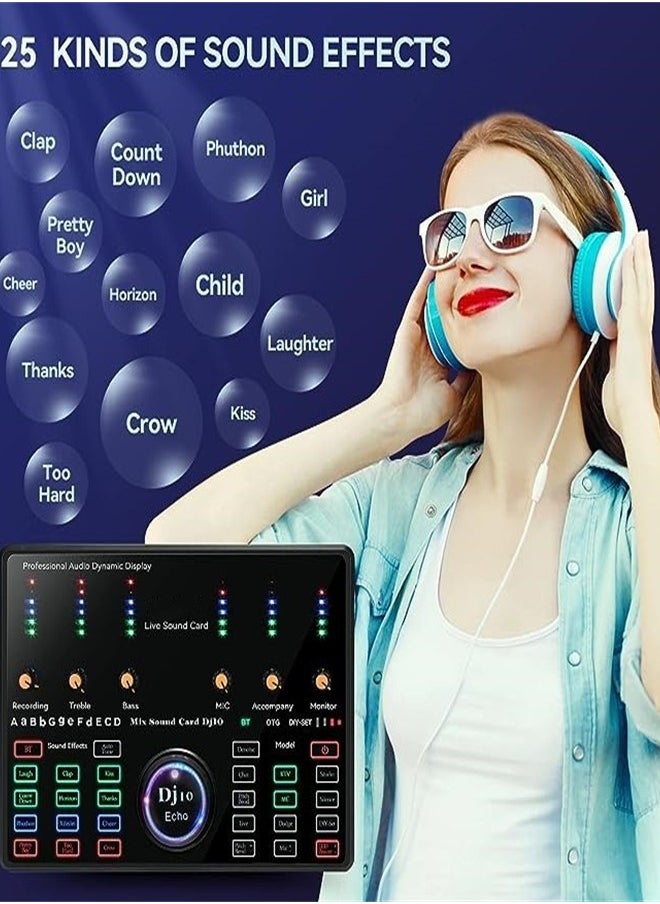 Live sound card full set equipment Mobile phone sound card dedicated to live singing