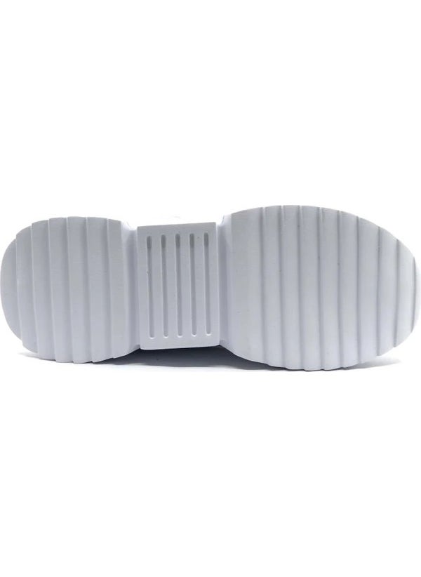 Zoom White-Platinum Girls Casual Sneakers