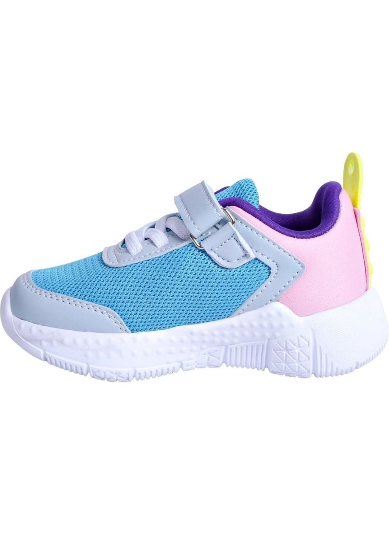 Roma Blue Girls Casual Sneakers