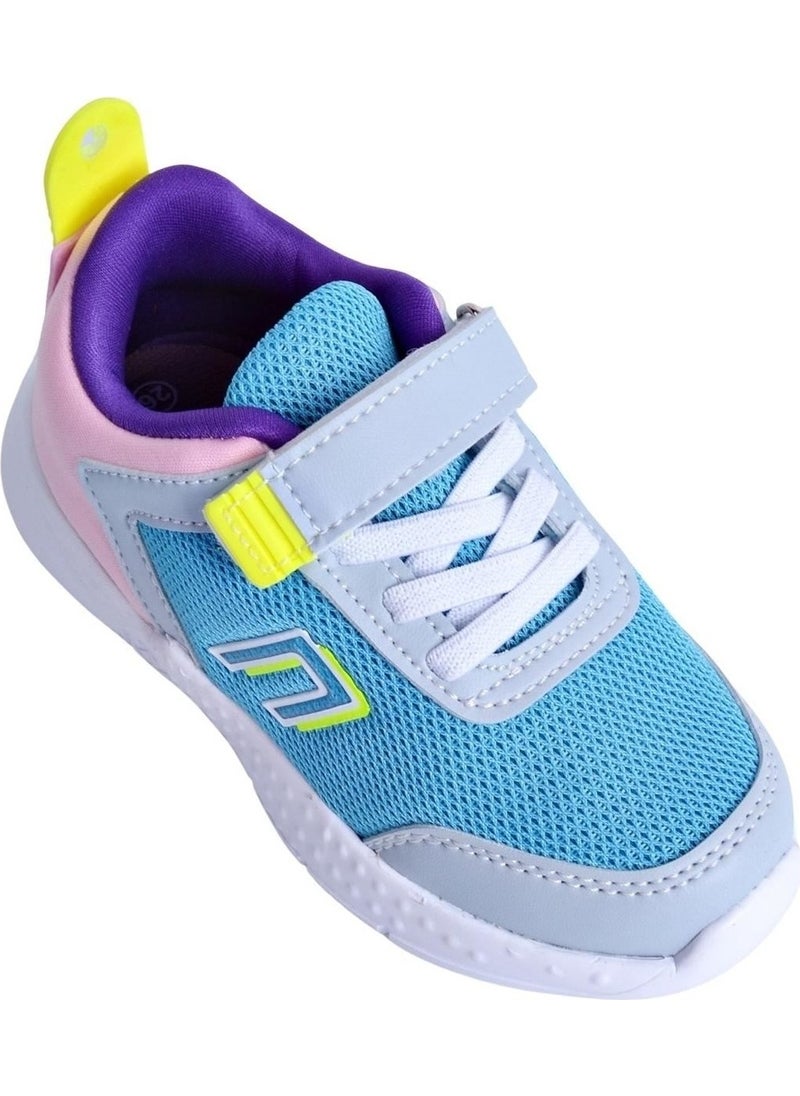 Roma Blue Girls Casual Sneakers