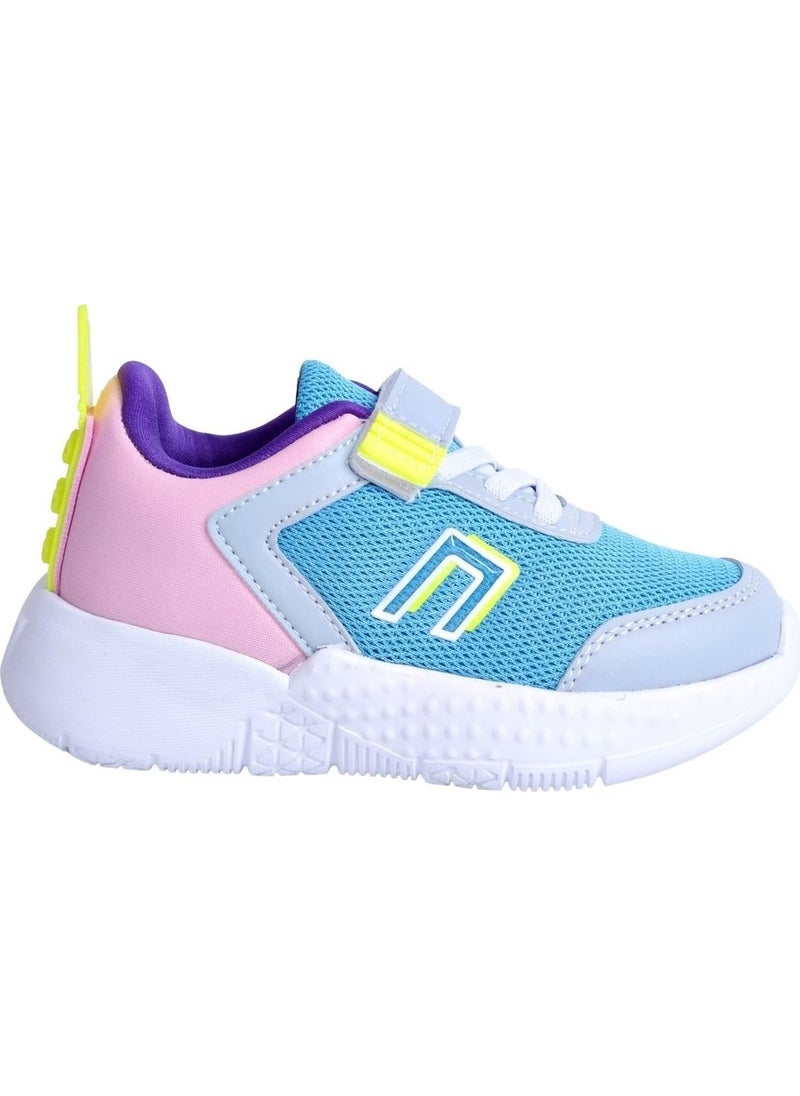 Roma Blue Girls Casual Sneakers