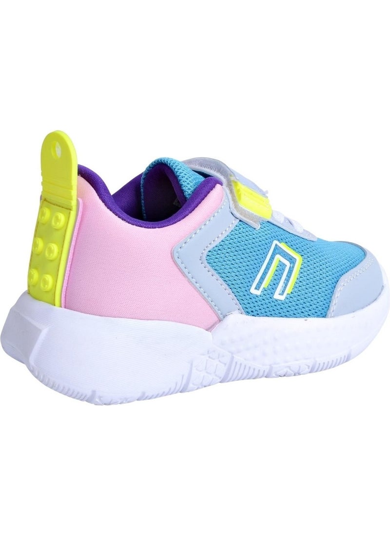 Roma Blue Girls Casual Sneakers