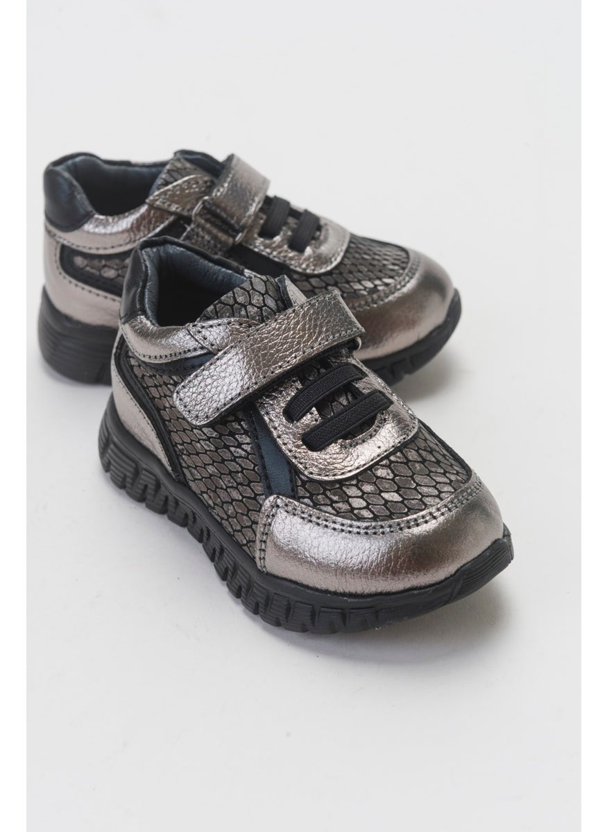 Girl Platinum Genuine Leather Daily Children's Shoes