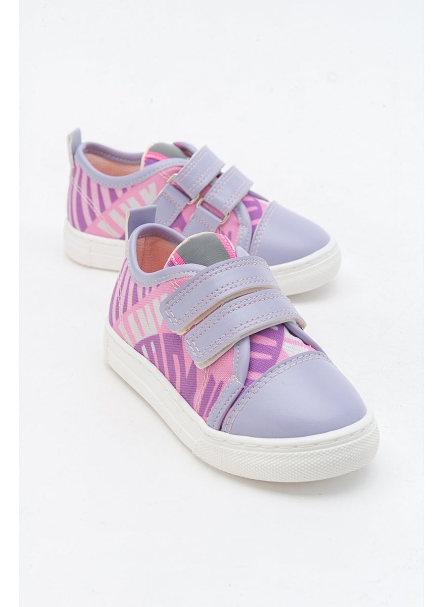 Girls Lilac Sneaker Shoes