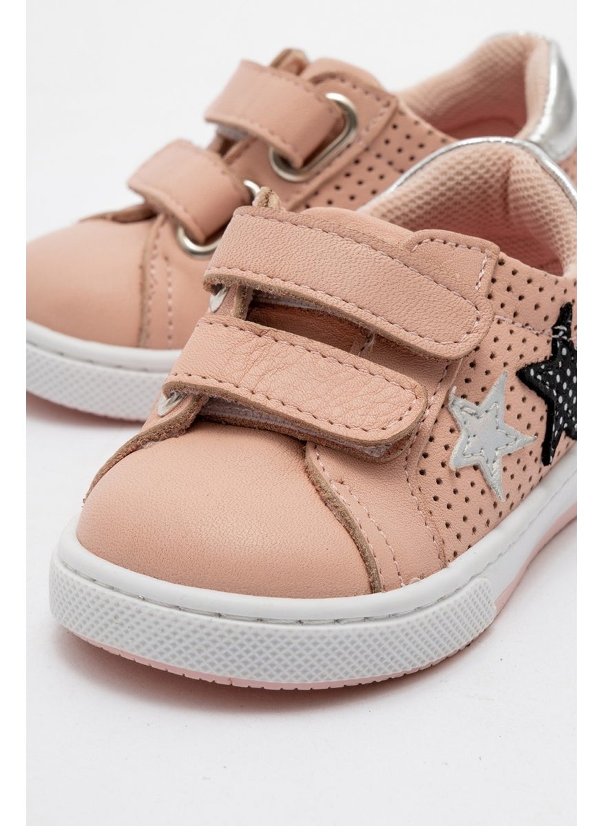 Girls Powder Genuine Leather Anatomical Casual Shoes
