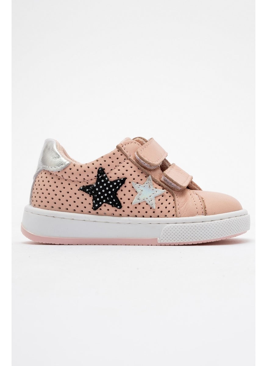 Girls Powder Genuine Leather Anatomical Casual Shoes