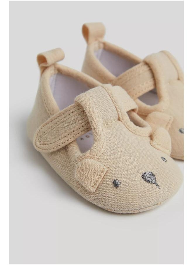 Bear T-Bar Pram Shoes