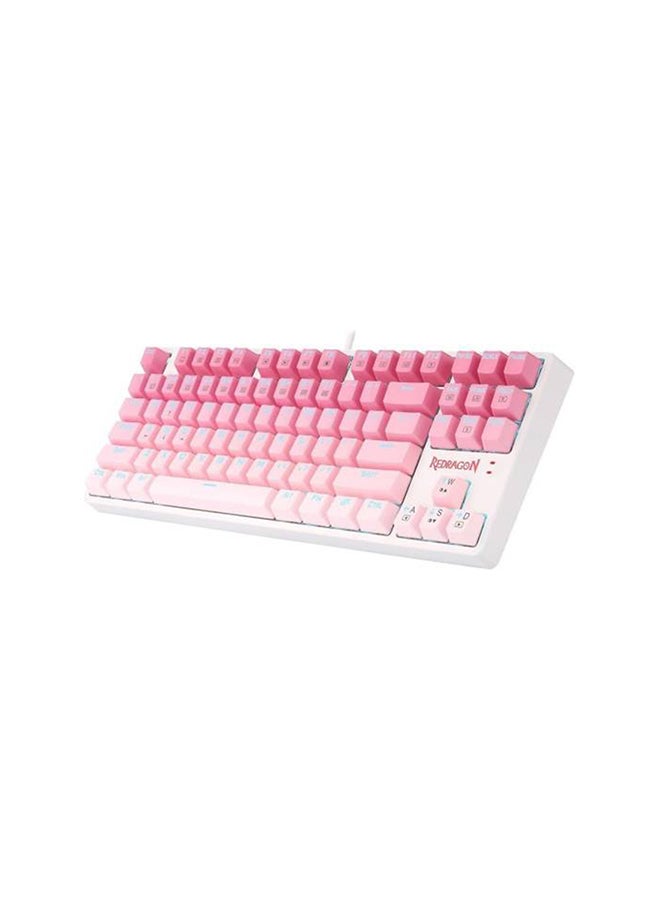 K645W-GP Cass 80% Mechanical Keyboard, Redragon Brown Key Switches, Wired Connectivity, Anti-Ghosting, Splash-Proof, Gradient Pink/White | K645W-GP-RGB