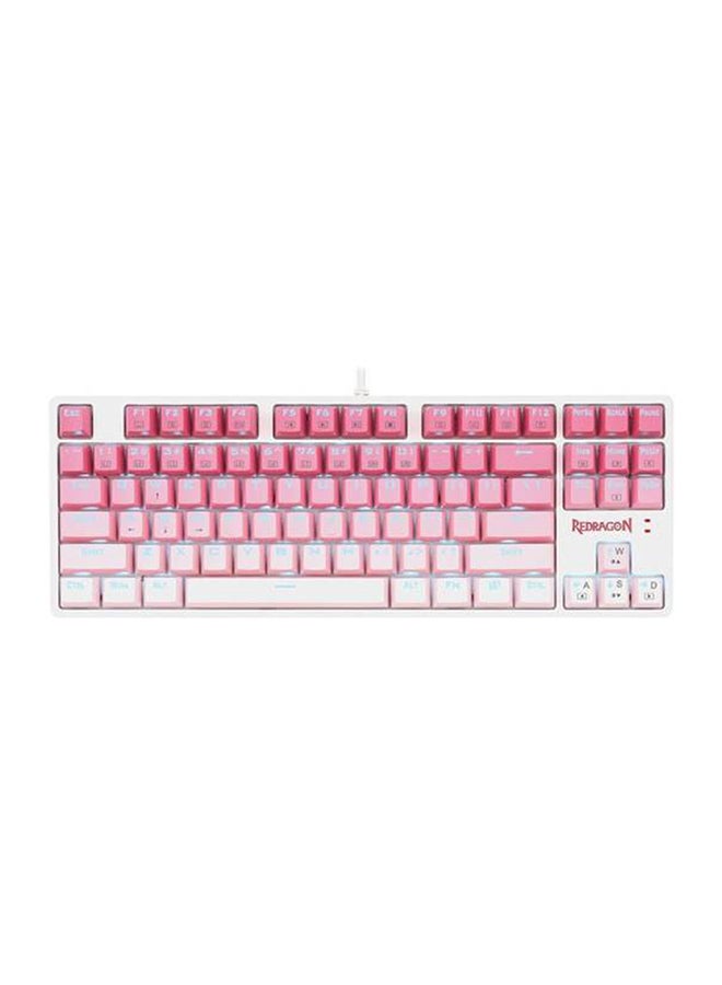 K645W-GP Cass 80% Mechanical Keyboard, Redragon Brown Key Switches, Wired Connectivity, Anti-Ghosting, Splash-Proof, Gradient Pink/White | K645W-GP-RGB