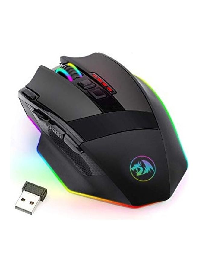 M801 PC Gaming Mouse MMO 9 Programmable Buttons Mouse- wireless