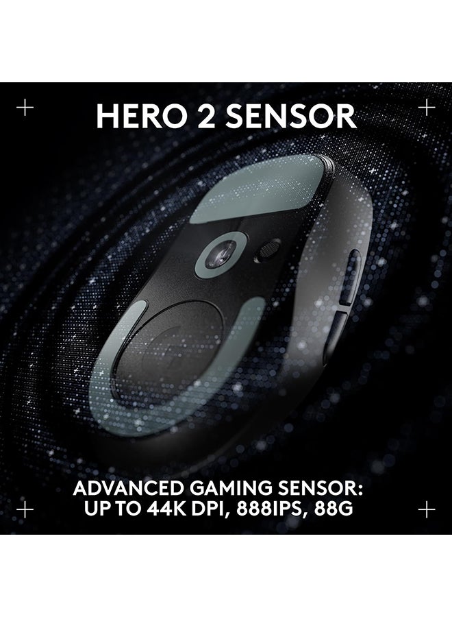 G PRO X Superlight 2 DEX Lightspeed Wireless Gaming Mouse - Black