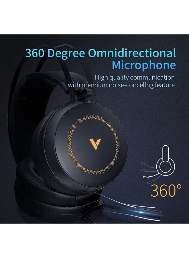 Gaming Headset For Pc With 7.1 Stereo Surround Sound