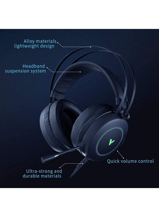 Gaming Headset For Pc With 7.1 Stereo Surround Sound