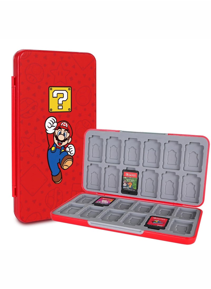 24-inch Game Card Case for Nintendo Switch OLED, Switch Lite, Cute Game Card Case for Game Cards and SD Cards, Storage Case