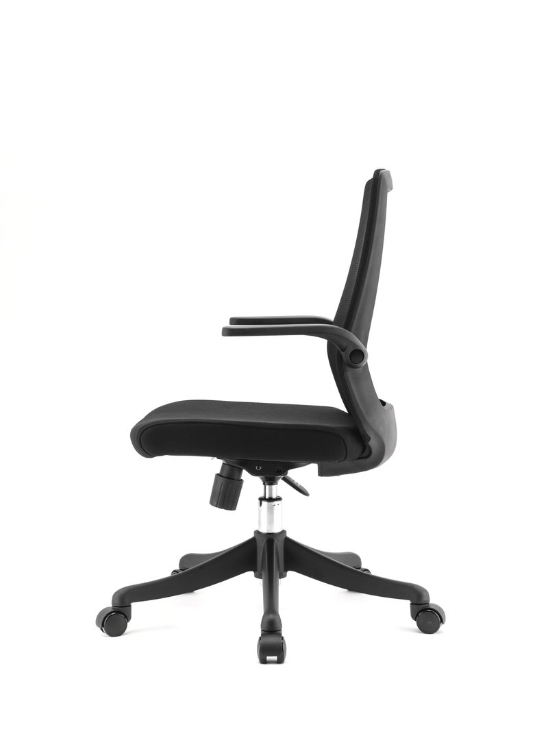 Sihoo professional factory mid-back task chair adjustable armrest ergonomic super comfort swivel office meeting stuff chair