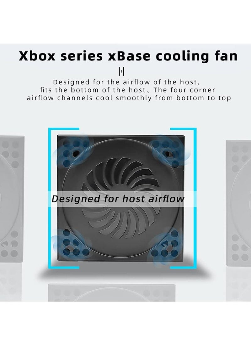 cooling fan for xbox series x with 4 fan and 3 usb port xbox series x external cooler turbo temperature control fan console standing mount cooling system