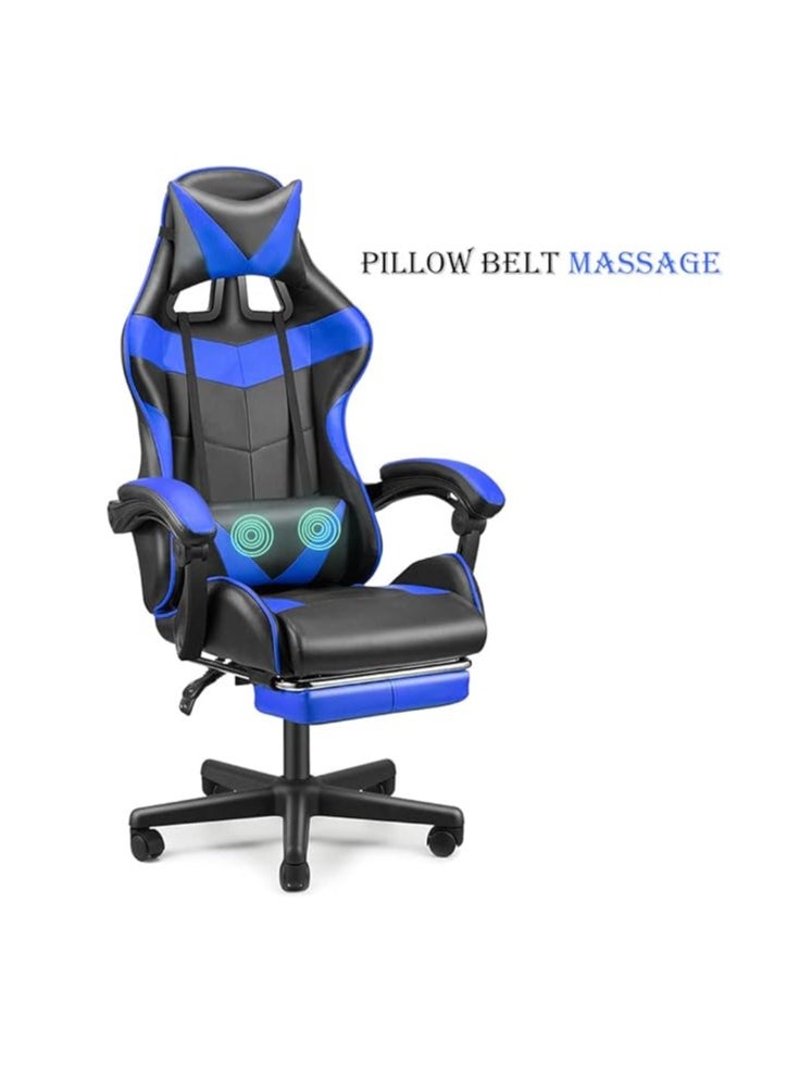 Gaming Chair Racing Style Office Durable Leather Seat 360° Upto 120 Kg
