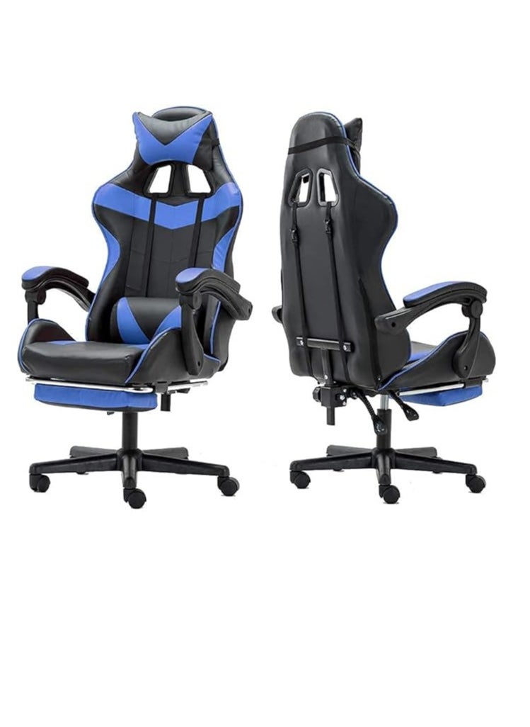 Gaming Chair Racing Style Office Durable Leather Seat 360° Upto 120 Kg