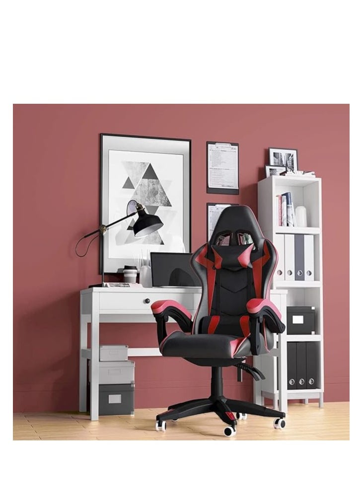 Gaming Chair Racing Style Office Chair Durable Leather Seat 360° Gaming Chair Upto 120 Kg