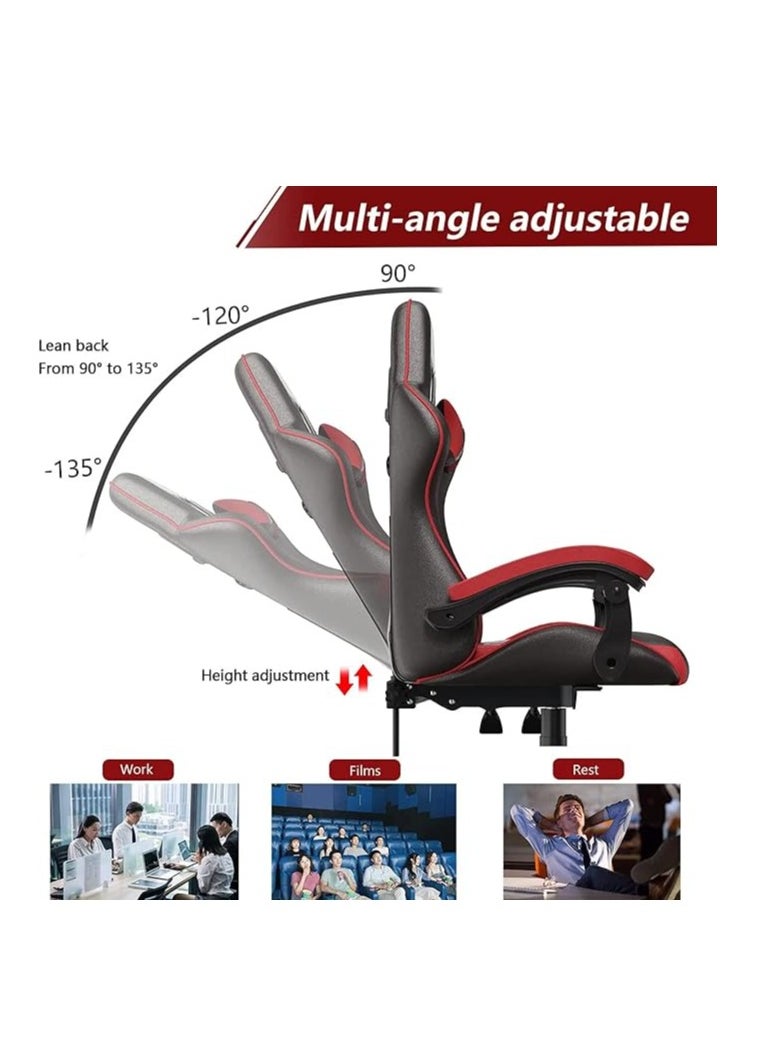 Gaming Chair Racing Style Office Chair Durable Leather Seat 360° Gaming Chair Upto 120 Kg