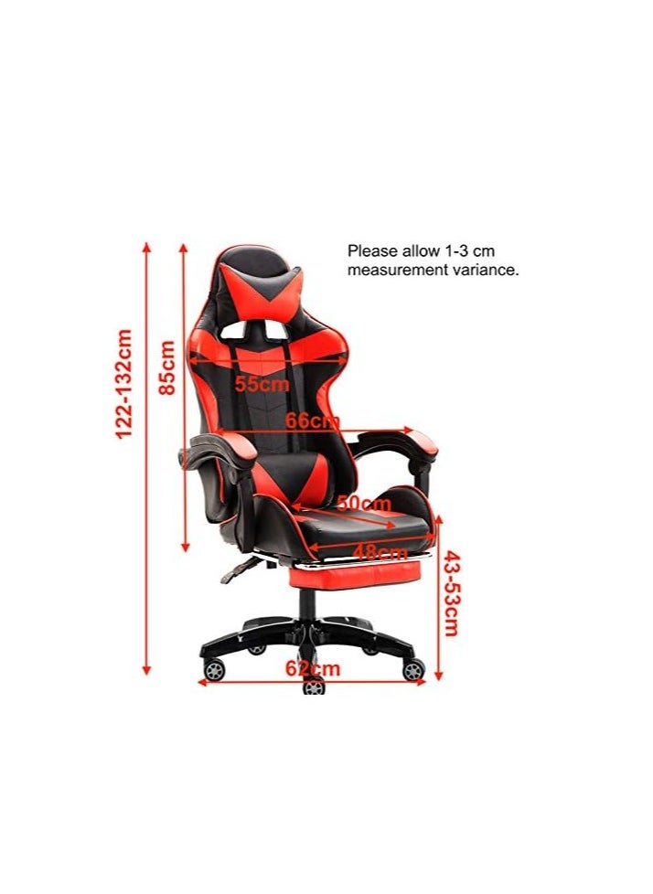 Gaming Chair Racing Style Office Chair Durable Leather Seat 360° Gaming Chair Upto 120 Kg